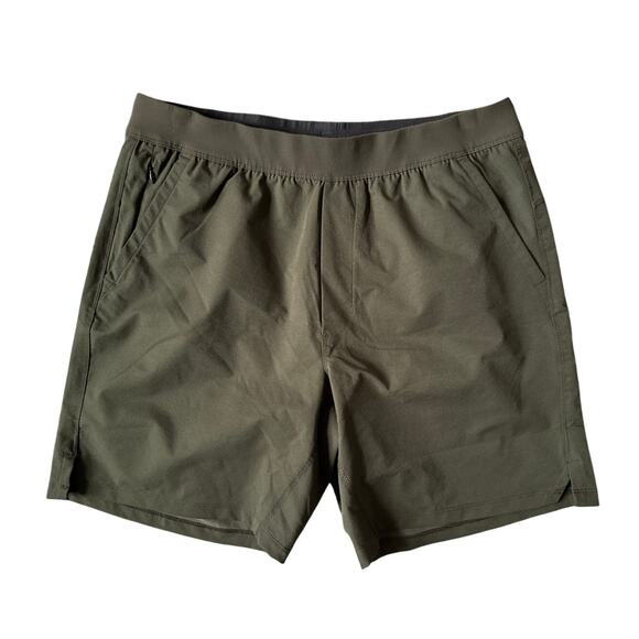 Public Rec Flex Short in Olive Green Size 34 - Picture 2 of 7